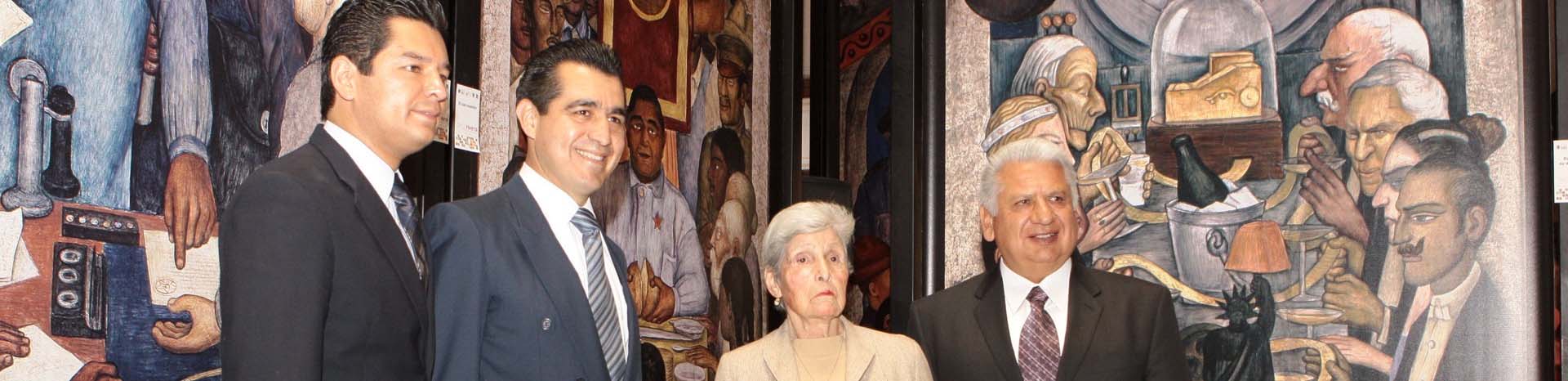 Llega Diego Rivera al Palacio Legislativo