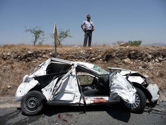 Disminuyen accidentes de auto en la capital