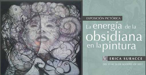 Nueva exposición en el Congreso del Estado, “La energía de la obsidiana en la pintura”