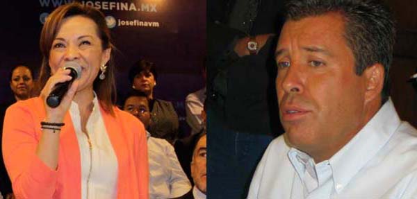 Firmes Josefina Vázquez Mota y Miguel Márquez en el ánimo de los militantes panistas