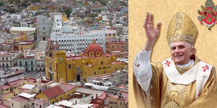 Durante la visita del Papa, temperaturas altas