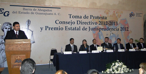 Recibe Carlos Zamarripa Aguirre “Premio Estatal a la Jurisprudencia 2012”