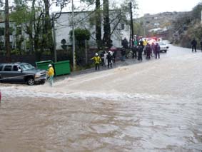 Detectan puntos de riesgo ante lluvias