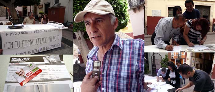 Más firmas que pruebas en apoyo de López Obrado en Guanajuato