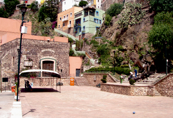 Pondrán muro verde en el talud de la Plaza Allende