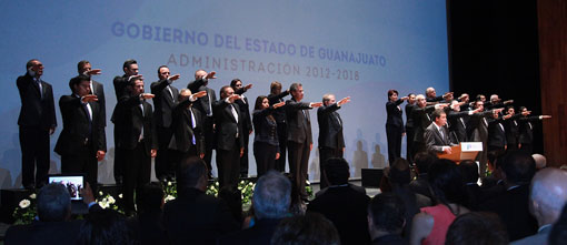Toma protesta gabinete 2012-2018