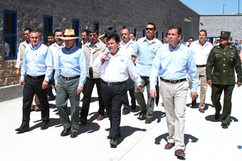 Inauguran el gobernador y el presidente el CEFERESO N°12 en Ocampo