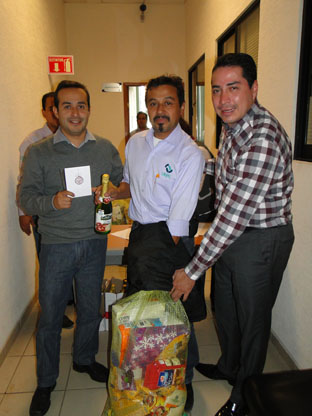 Felicitan directores a trabajadores del Simapag