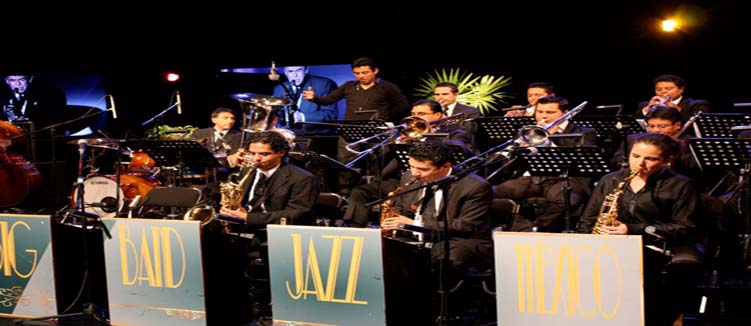 Ofrece Big Band Jazz de México conciertos en el Teatro Juárez