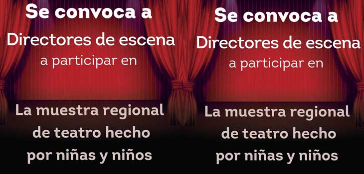 IEC convoca a Muestra Regional de Teatro Hecho por Niños y Niñas