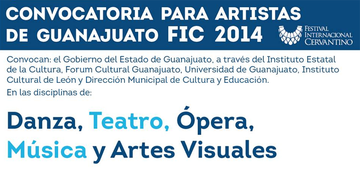Convocan a artistas guanajuatenses para FIC 2014