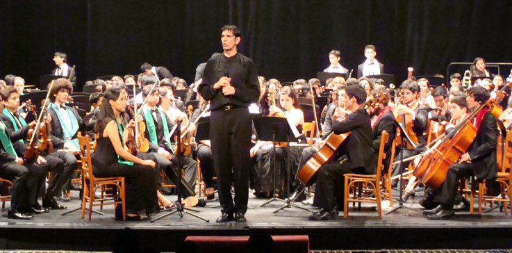 Ovacionan en el Teatro Juárez a la Orquesta Sinfónica Infantil y Juvenil de México