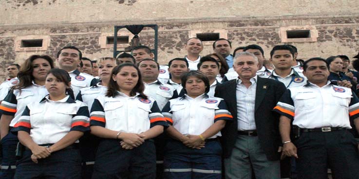 Celebran municipio a elementos de Protección Civil