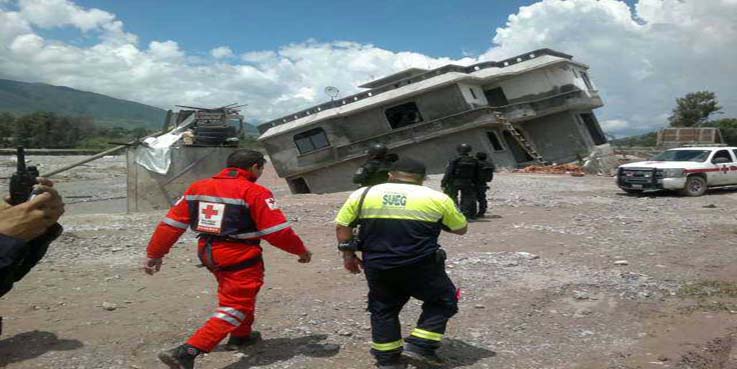 Brigada de SUEG colabora en rescate de víctimas en Guerrero