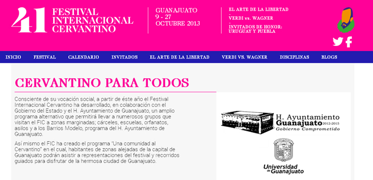 Artistas guanajuatenses en el programa Cervantino para Todos