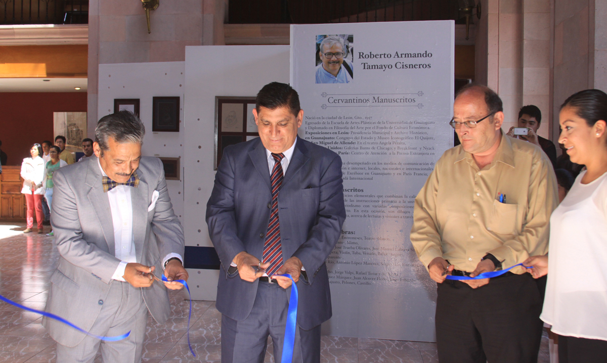 Inauguran “Cervantinos Manuscritos” en el Archivo Histórico
