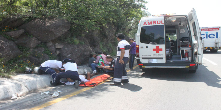Atropellan a padre e hijo