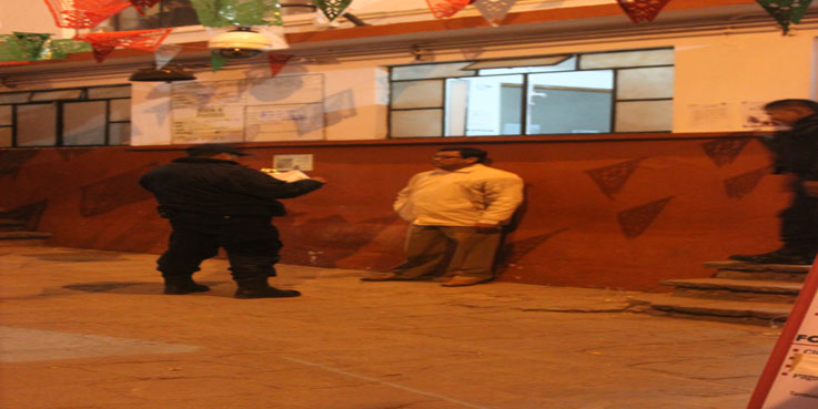 Exhibicionista detenido por Policía Municipal