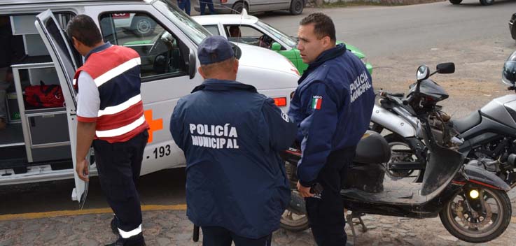 Motociclista herido en accidente en Las Teresas