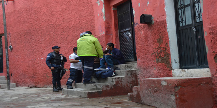 Riña en centro de la ciudad deja lesionado