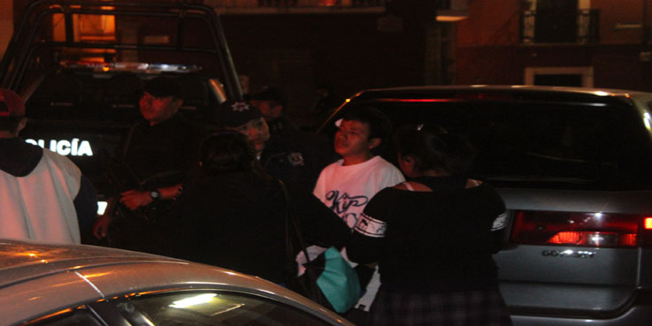 Calle Sangre de Cristo zona de violencia