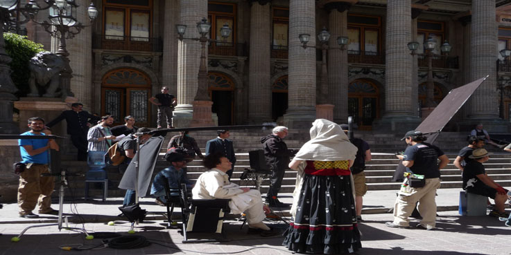 Edifican locaciones para grabar películas en San Miguel de Allende