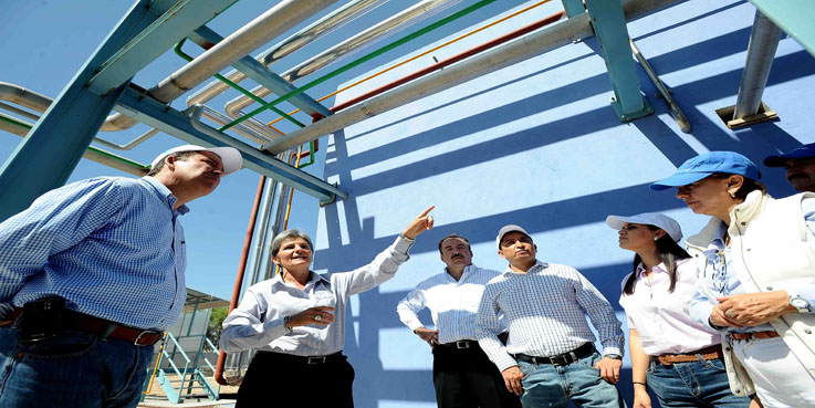 Inauguran planta de aguas residuales