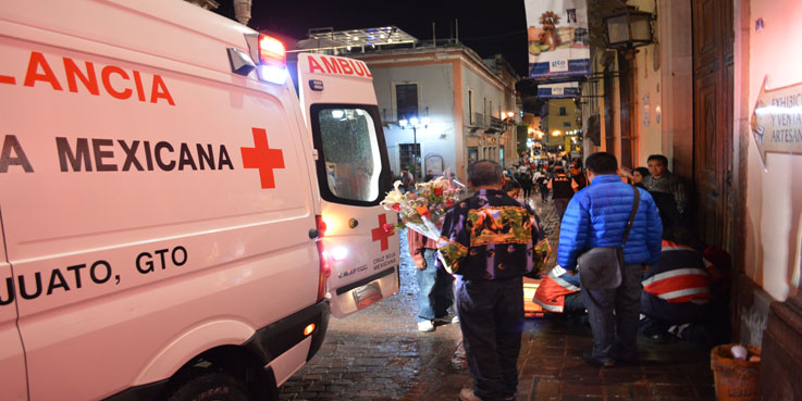 Tardía atención de ambulancia en accidente