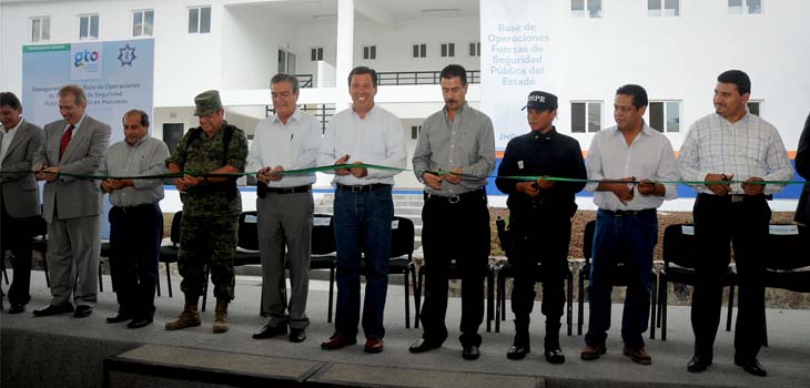 Inauguran base de operaciones policial en Moroleón