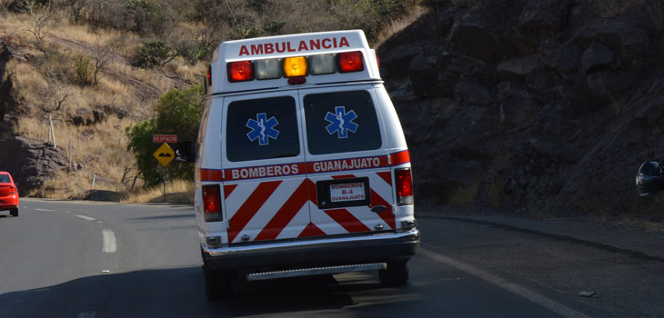 Lesionados menores en choque