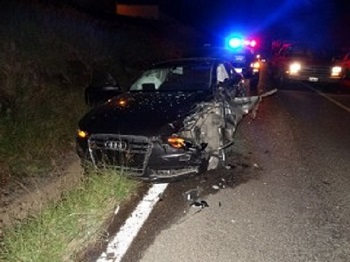 Se lesiona joven en accidente