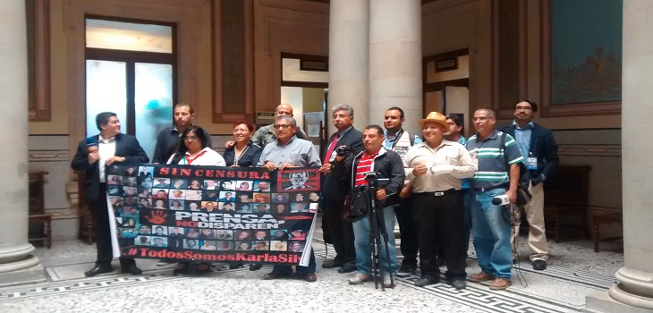 Piden a diputados locales proteger a periodistas