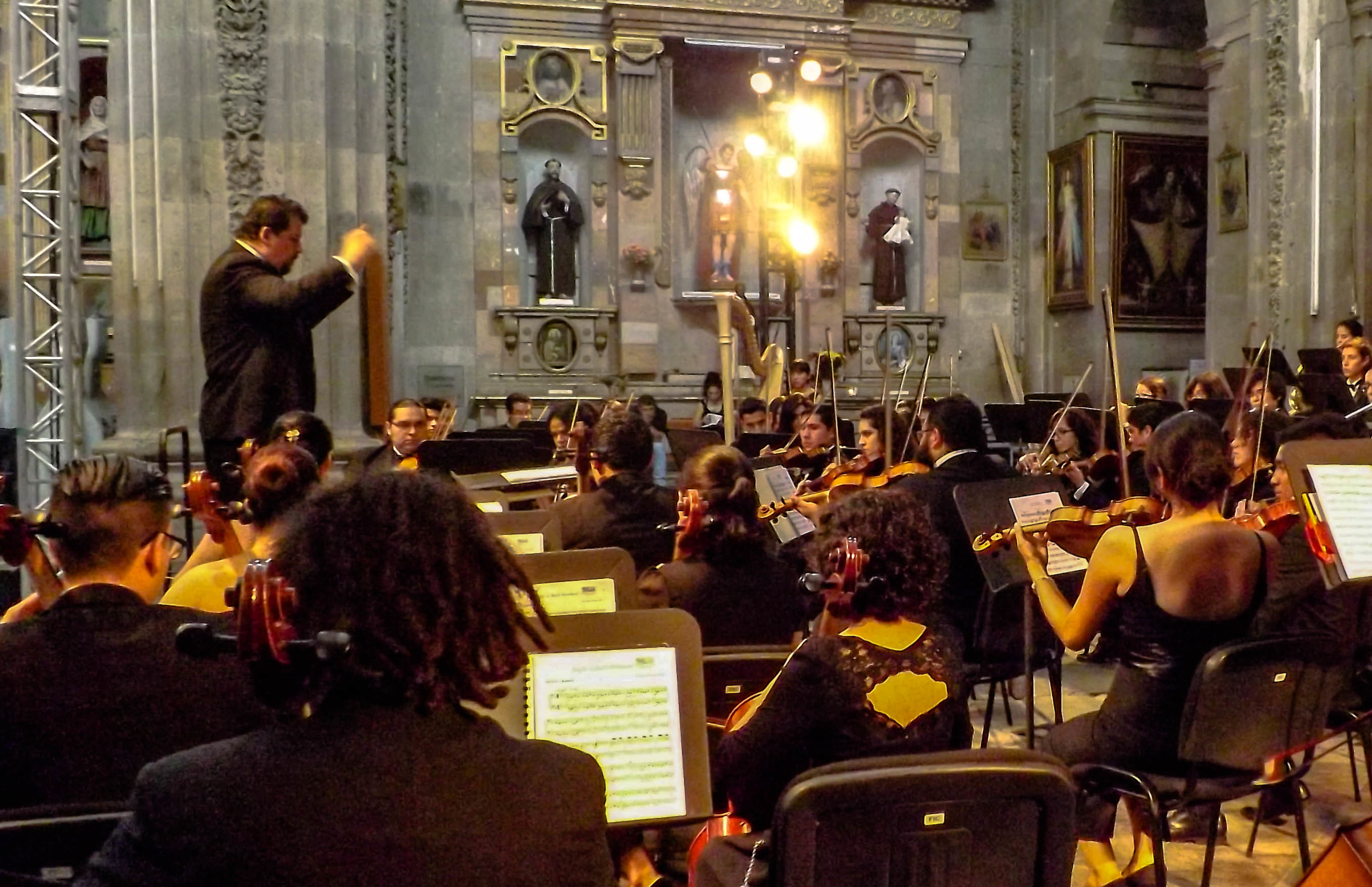 Presencia de la Orquesta Sinfónica Juvenil Silvestre Revueltas