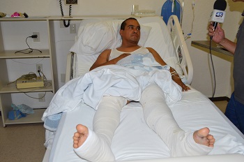 Empleada de seguridad atropella a maestro