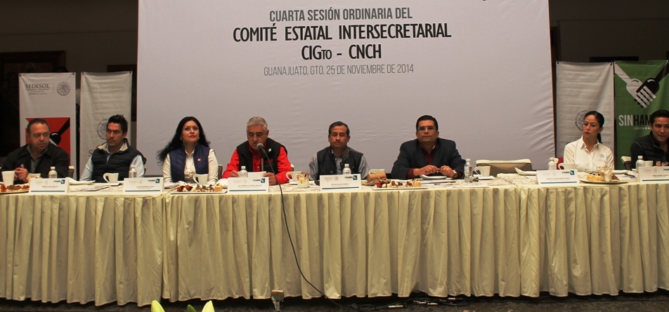 Realizan Cuarta Sesión del Comité Intersecretarial Estatal de la Cruzada Nacional Contra el Hambre
