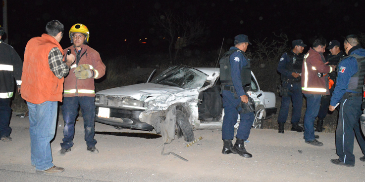 Accidente múltiple deja 5 lesionados
