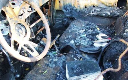 Riña y auto incendiado en el Cerro de los Leones