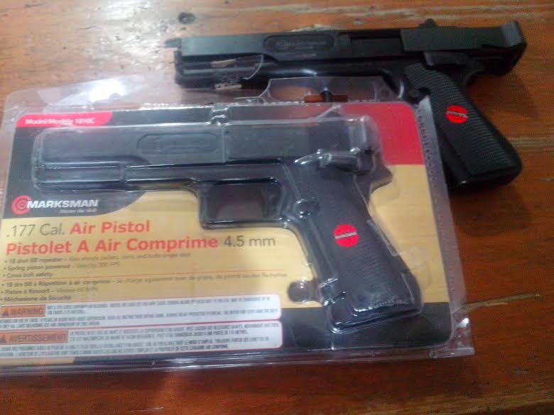 Detenidos con pistolas de diábolos