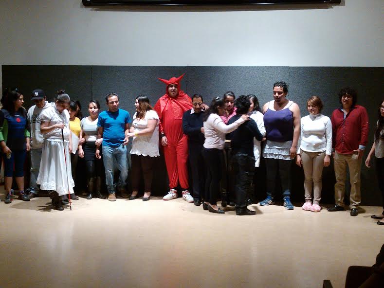 Usuarios de la Sala Braille de la Biblioteca Central Estatal presentaron la pastorela