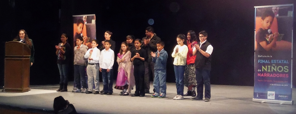 Premian el talento de 18 guanajuatenses dentro de la Final Estatal de Niños Narradores del IEC