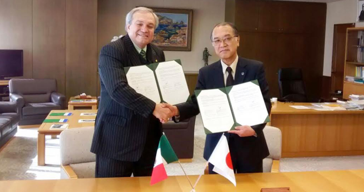 Refrendan cooperación académica UG y Universidad de Hiroshima