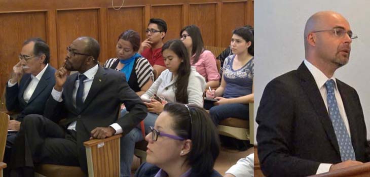 Clase media, factor clave para el sistema democrático, dice en la UG experto