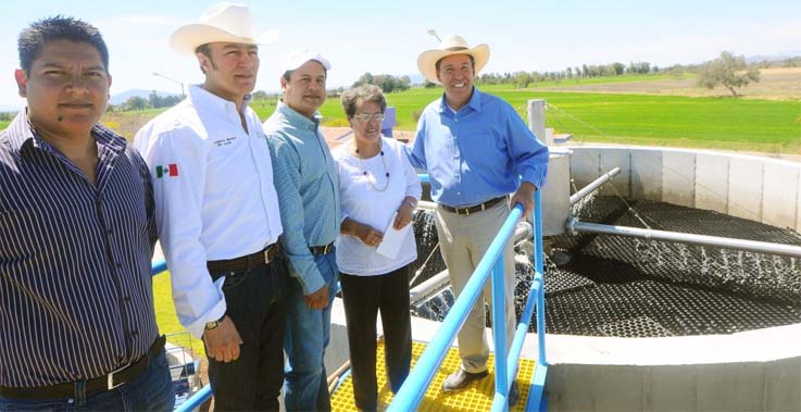 Pone en marcha Gobernador Planta de Tratamiento de Aguas Residuales de Huanímaro