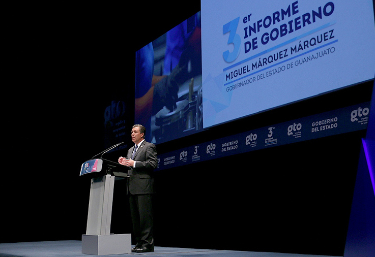 Omite Gobernador Abordar Temas de Seguridad durante Tercer Informe