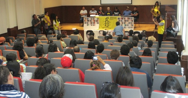 En Guanajuato padres de los normalistas desaparecidos