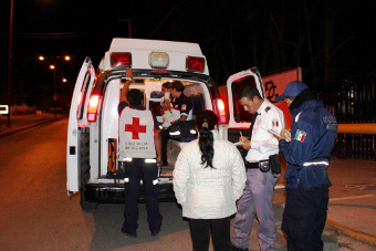 Dos personas lesionadas en choque