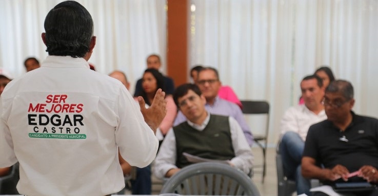 Mejorar la calidad de vida con obra pública bien dirigida: Edgar Castro