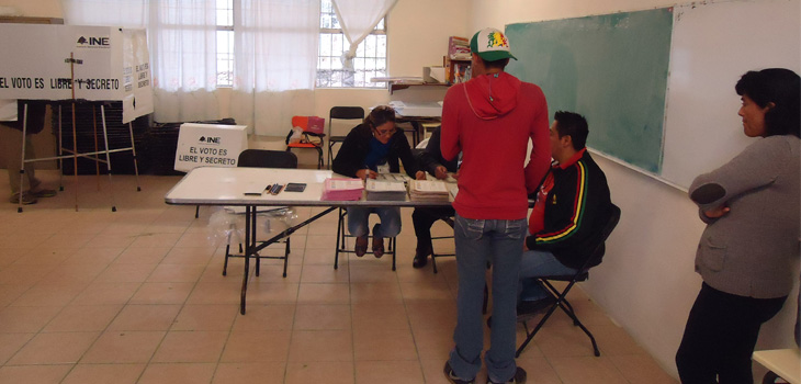 Comicios pacíficos en la capital