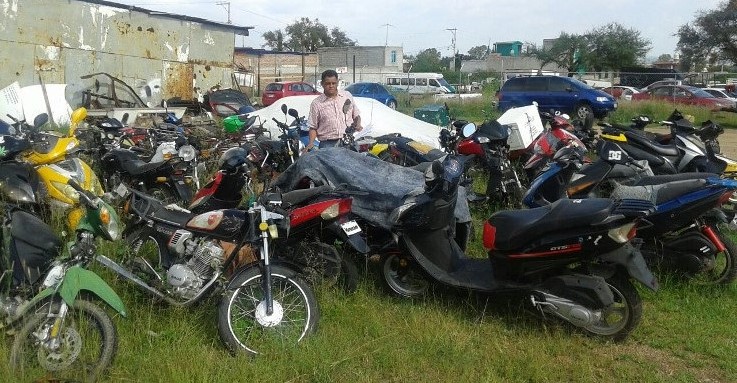 Recuperan 5 motos robadas en este 2015