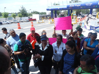 Bloquean la caseta de cuota familiares de reclusos del Cereso Mil